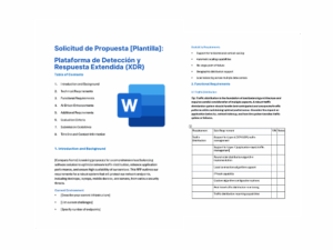 Plataforma de Detección y Respuesta Extendida (XDR)