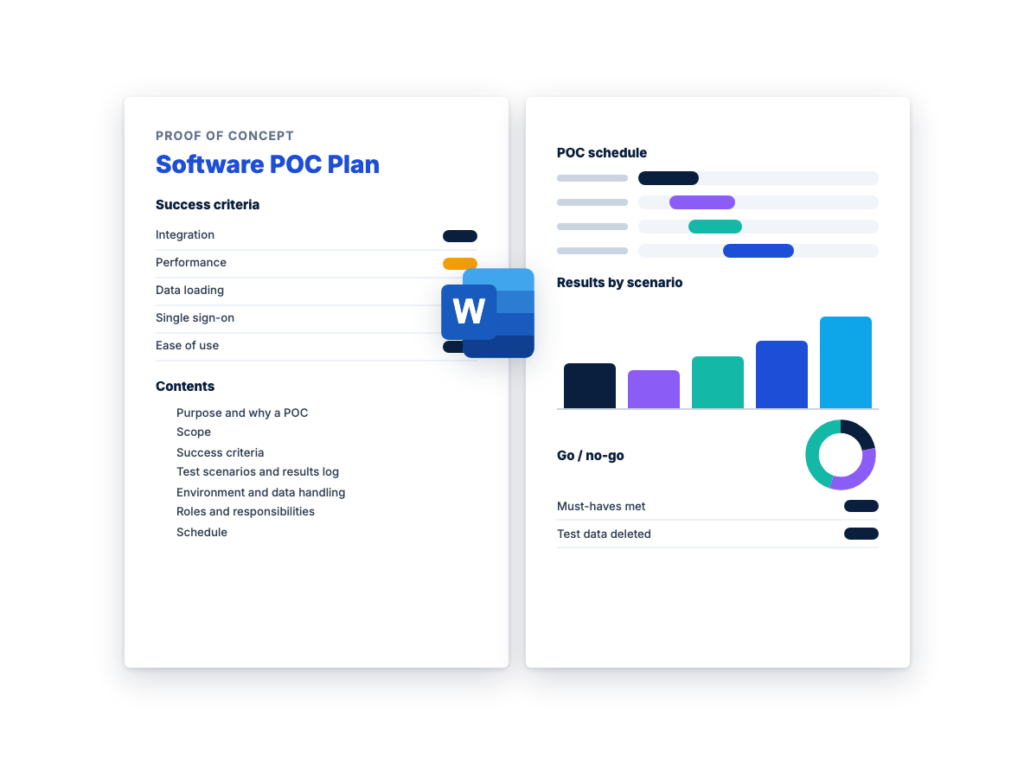 Proof of Concept Template (Free, Word): Software POC Plan