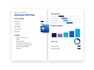 Proof of Concept Template (Free, Word): Software POC Plan