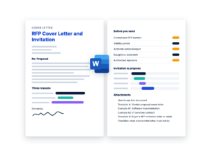 RFP Cover Letter Template (Free, Word) + Examples