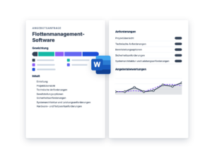 Angebotsanfrage: Flottenmanagement-Software