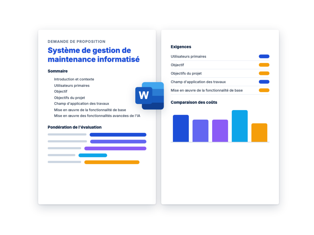 Demande de Proposition: Système de gestion de maintenance informatisé