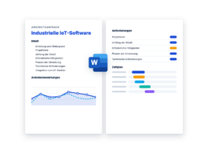 Angebotsanfrage: Industrielle IoT-Software
