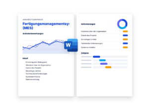 Angebotsanfrage: Fertigungsmanagementsysteme (MES) 