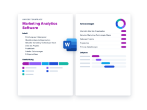 Angebotsanfrage: Marketing Analytics Software