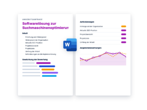 Angebotsanfrage: Softwarelösung zur Suchmaschinenoptimierung