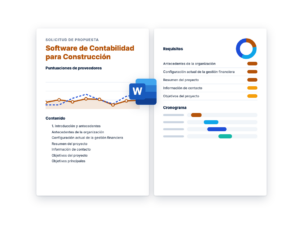 Solicitud de Propuesta: Software de Contabilidad para Construcción