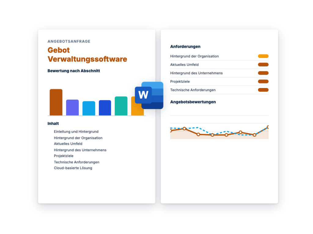 Angebotsanfrage: Gebot Verwaltungssoftware