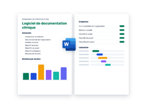 Demande de Proposition: Logiciel de documentation clinique
