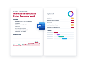 Immutable Backup and Cyber Recovery Vault RFP Template