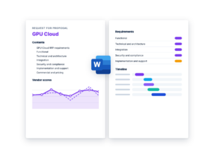GPU Cloud RFP Template: AI Infrastructure Requirements
