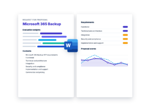 Microsoft 365 Backup RFP Template (Free): Requirements