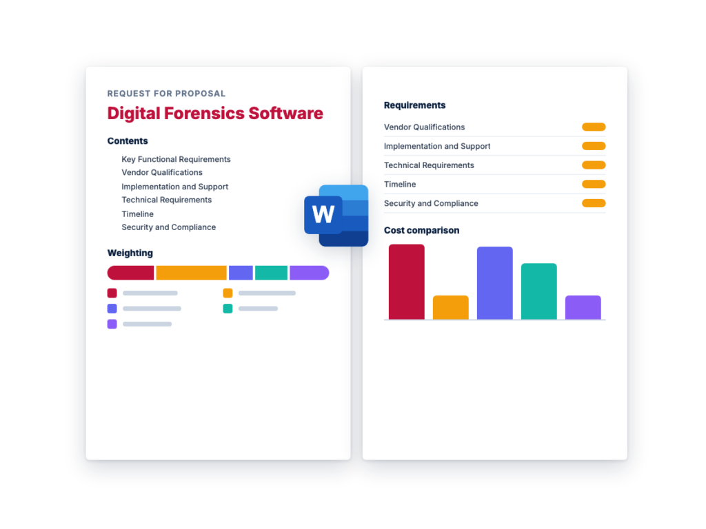 Digital Forensics Software RFP Template