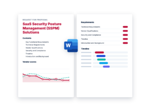 SaaS Security Posture Management (SSPM) Solutions RFP Template