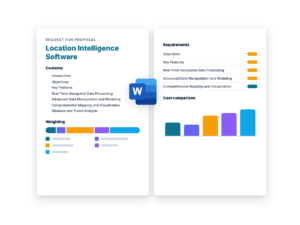 Location Intelligence Software RFP Template