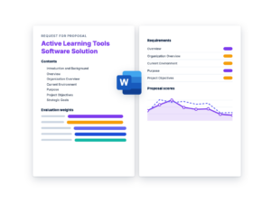 Active Learning Tools Software Solution RFP Template