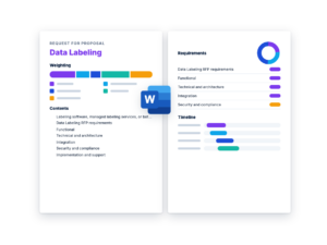 Data Labeling RFP Template (Free): Requirements and Scoring