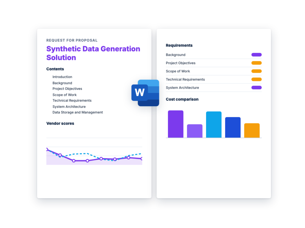 Synthetic Data Generation Solution RFP Template