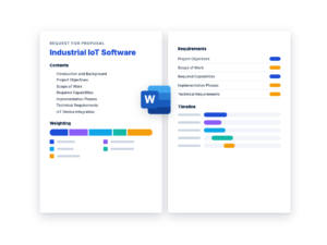 Industrial IoT Software RFP Template