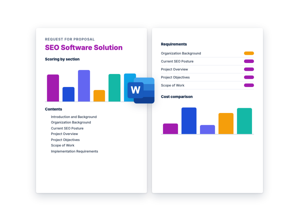 SEO Software Solution RFP Template