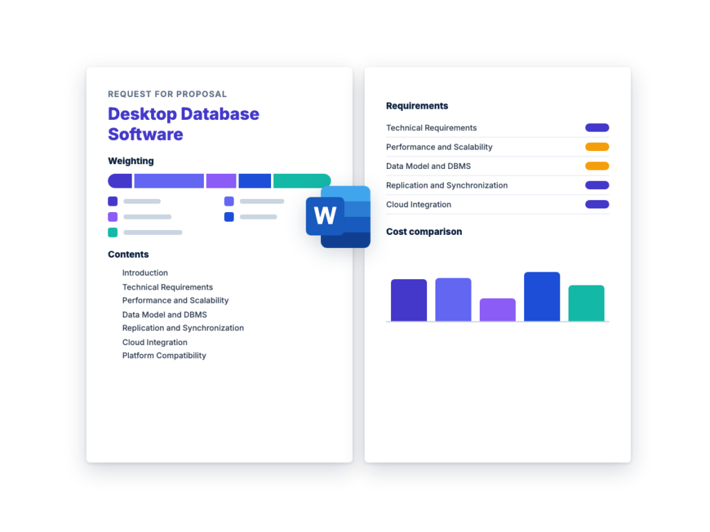 Desktop Database Software RFP Template