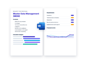 MDM RFP Template (Free): Master Data Management Solutions
