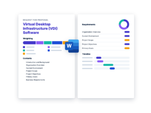 Virtual Desktop Infrastructure (VDI) Software RFP Template