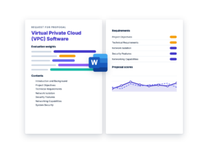 Virtual Private Cloud (VPC) Software RFP Template