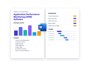 Application Performance Monitoring (APM) Software RFP Template