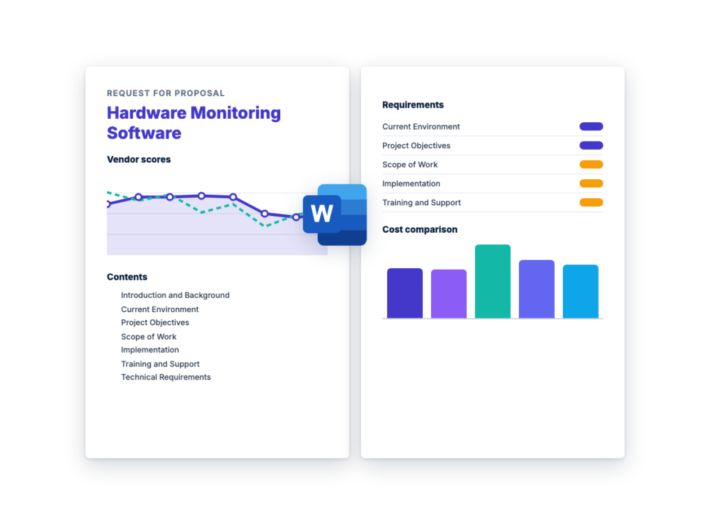 Hardware Monitoring Software RFP Template