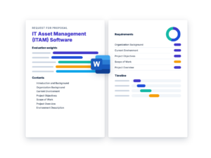 IT Asset Management (ITAM) Software RFP Template