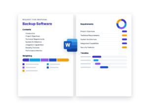 Backup Software RFP Template