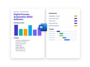 Digital Process Automation (DPA) Software RFP Template