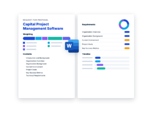 Capital Project Management Software RFP Template