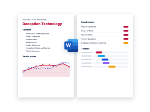 Deception Technology Software RFP Template