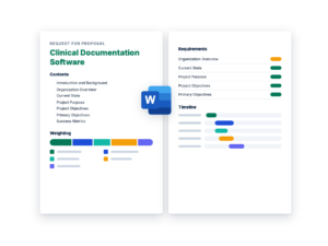 Clinical Documentation Software RFP Template