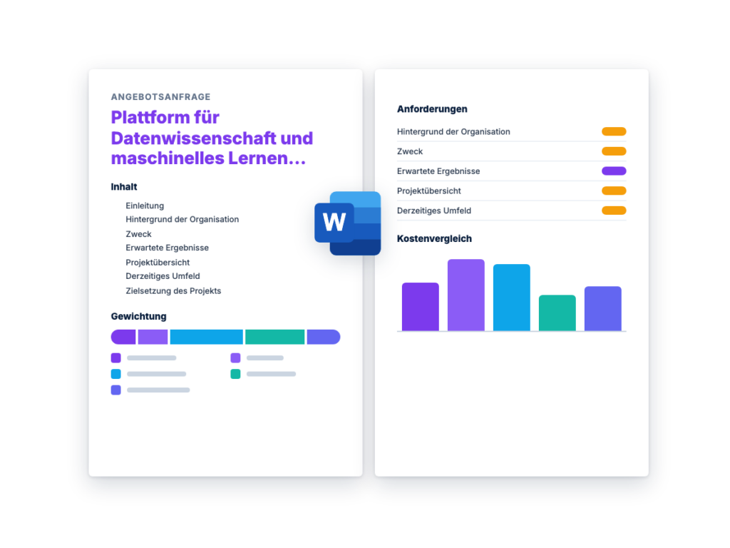 Angebotsanfrage: Plattform für Datenwissenschaft und maschinelles Lernen (DSML)