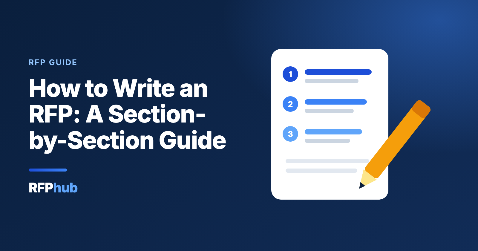 How to Write an RFP: A Section-by-Section Guide