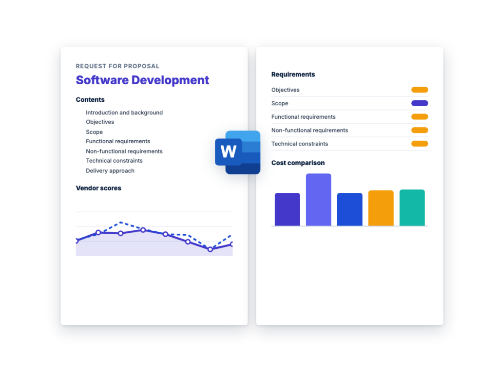 Software Development RFP Template (Free, Word): Custom Apps