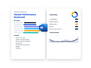 Vendor Scorecard Template (Free, Word): KPIs and Ratings
